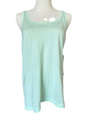 Lululemon Swiftly Tech Racerback Tank Top 2.0 Hip Length Size 12 Mint Moment